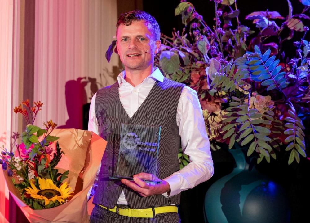 “De gelukkige HOP winnaar 2020 Gerard Koelewijn (foto: Adam van Noort).”